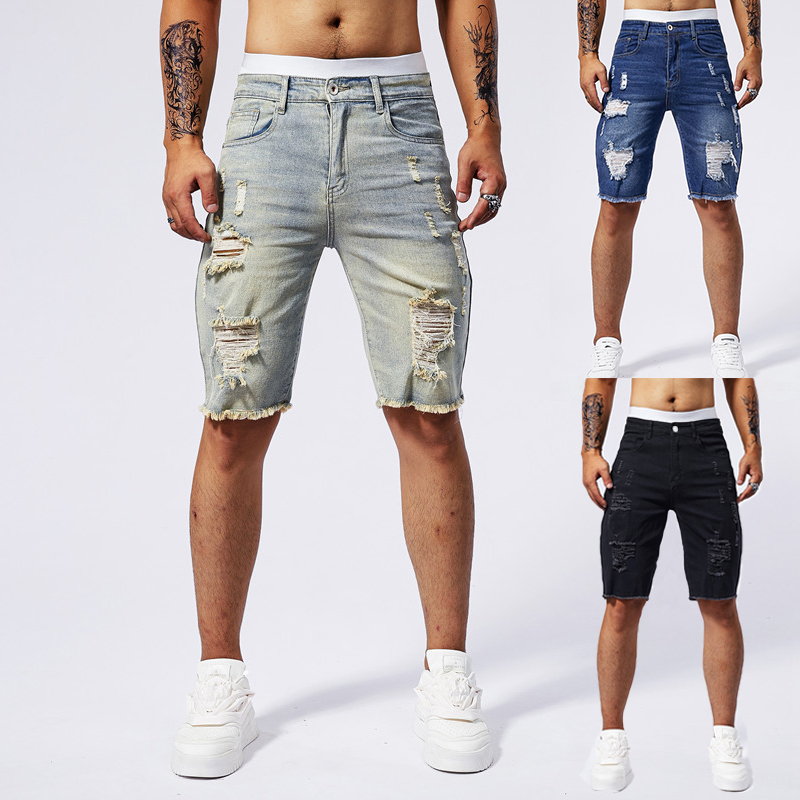 Streetwear Brand - 2023 letnie nowe męskie zgrywanie spodenki