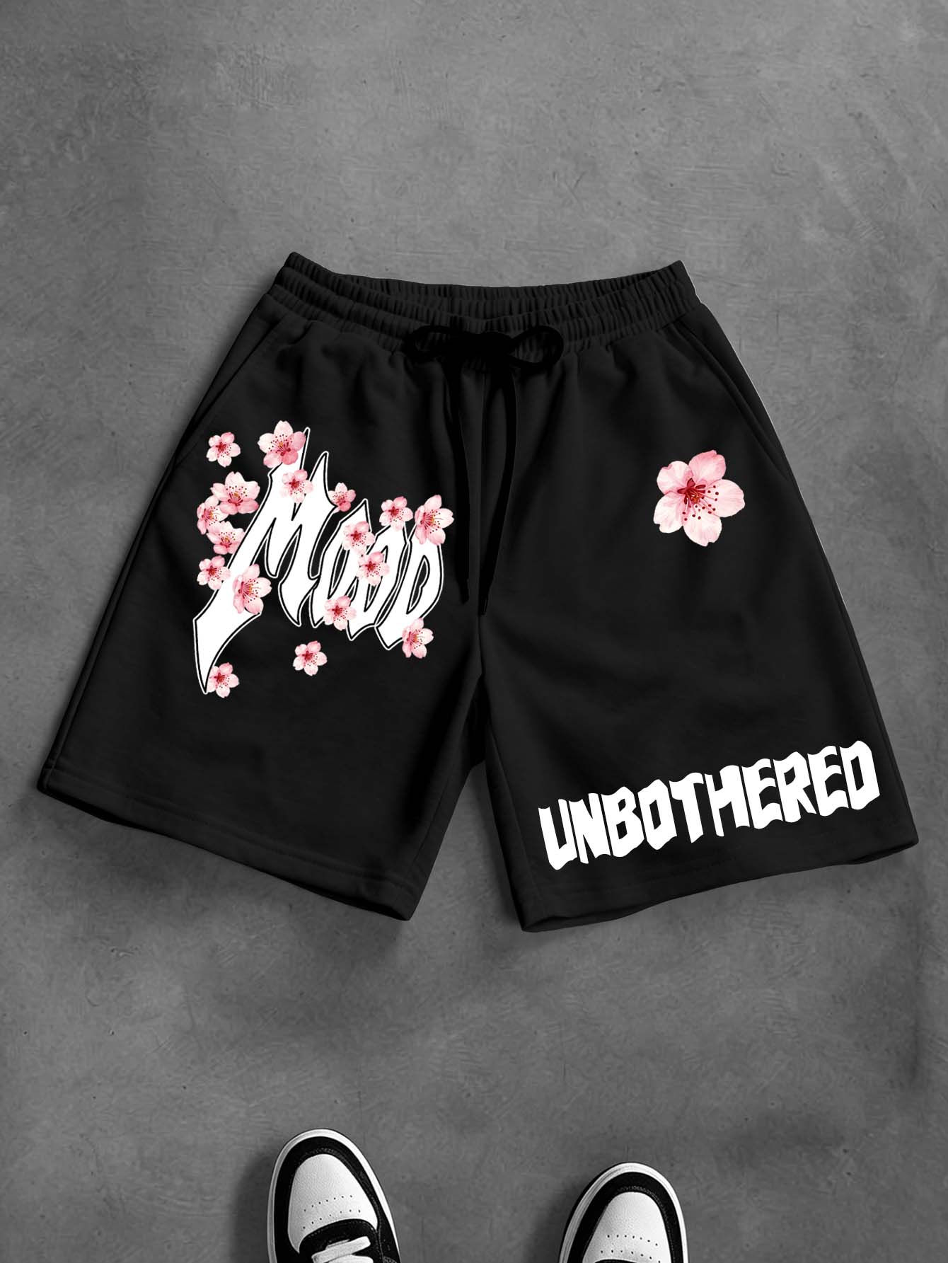 Gothic Streetwear Brand - Męskie luźne szorty w stylu japońskim