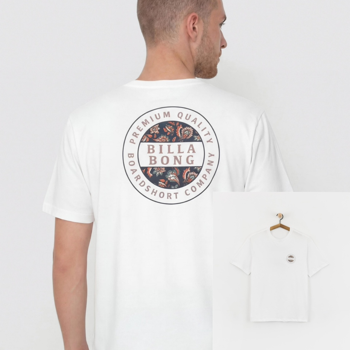 Streetwear Brand With A Logo - Klasyczna koszulka z logo Billa, na