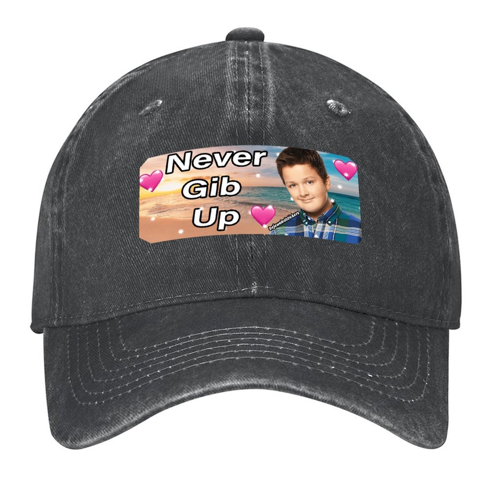 Cap Streetwear Brand - Nigdy się nie poddawaj Naklejka na