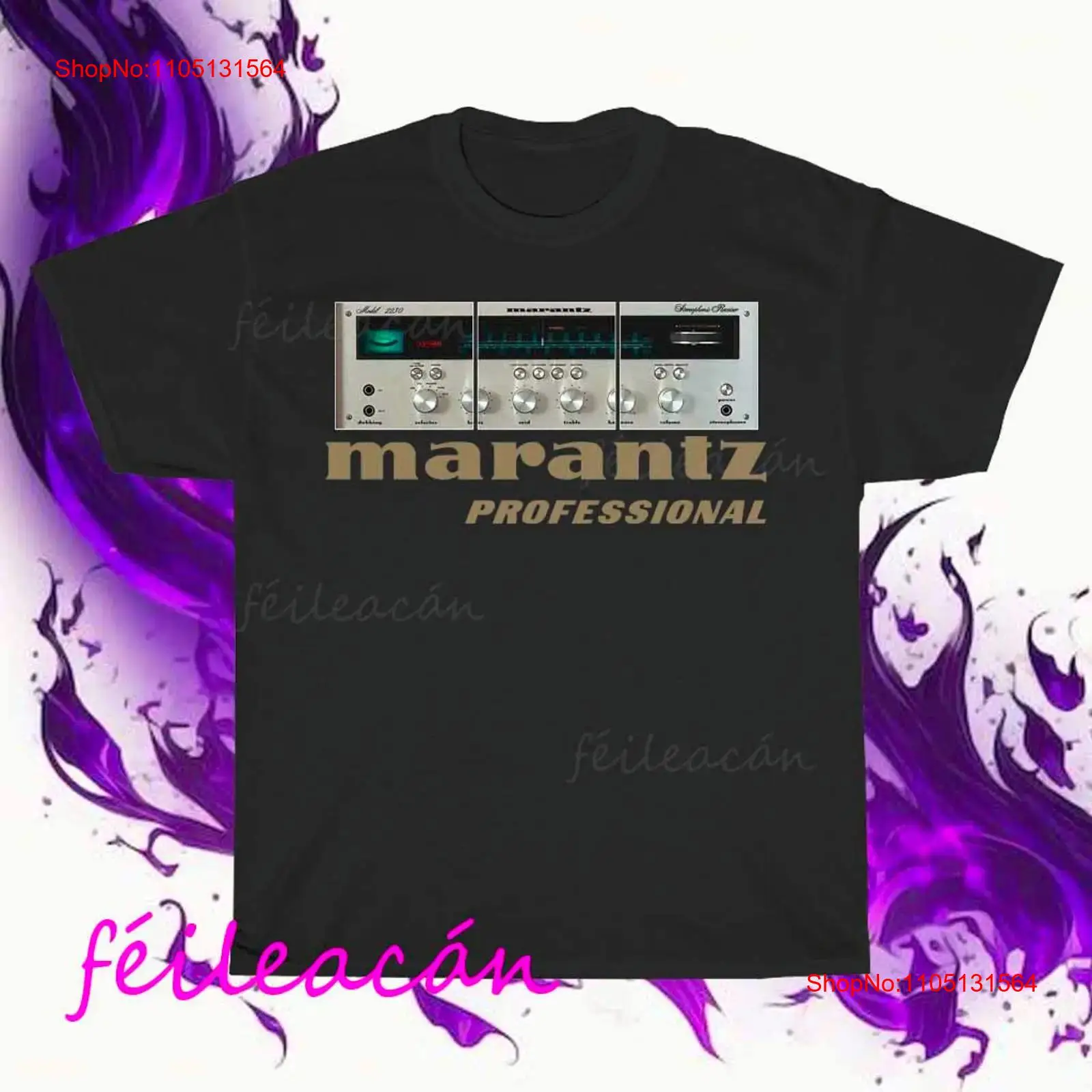 Streetwear Brand - Nowa koszulka Marantz z logo wzmacniacza,