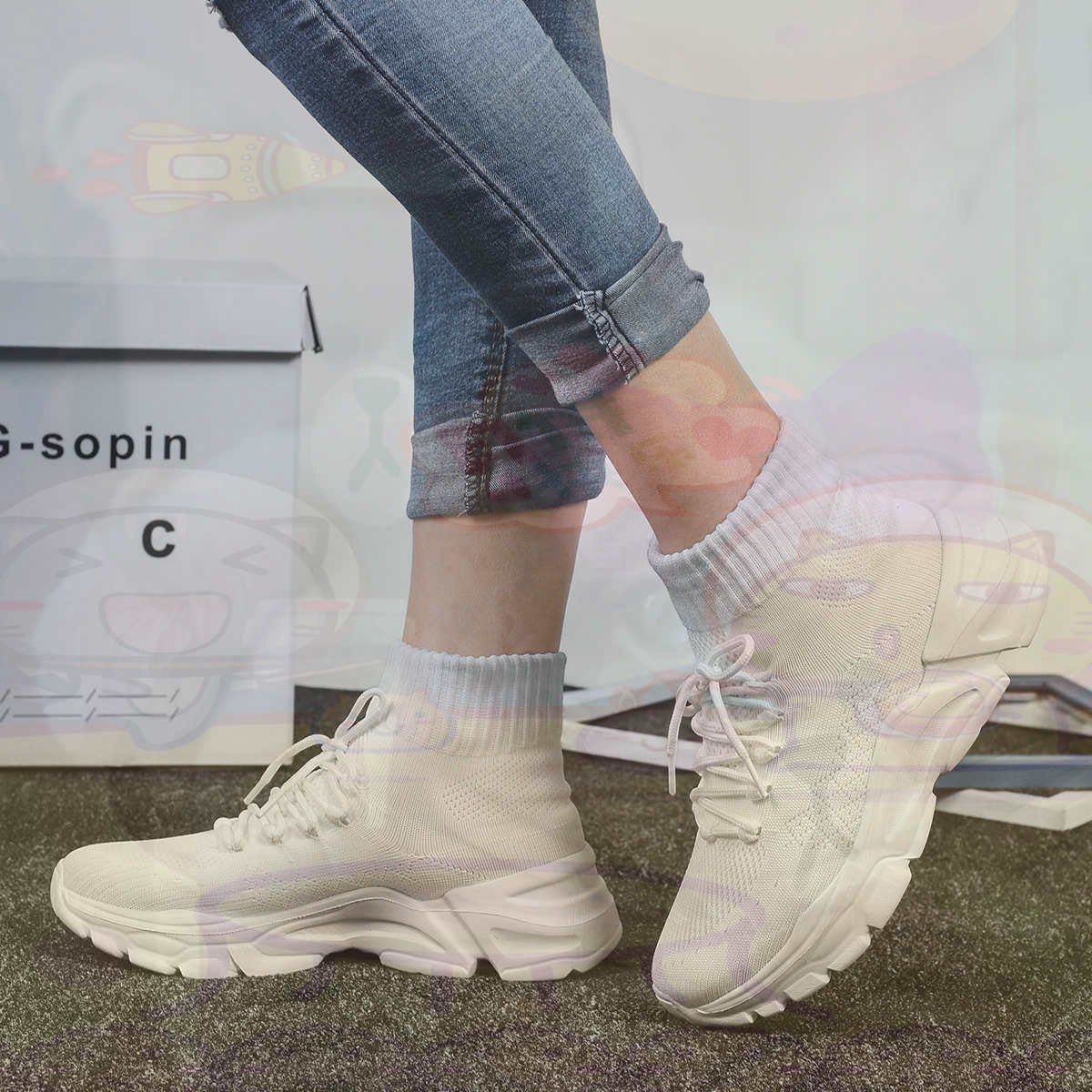 Streetwear Brand Canada - Zwiększa wysokość Sumer Koszykówki Koszykówka Damskie