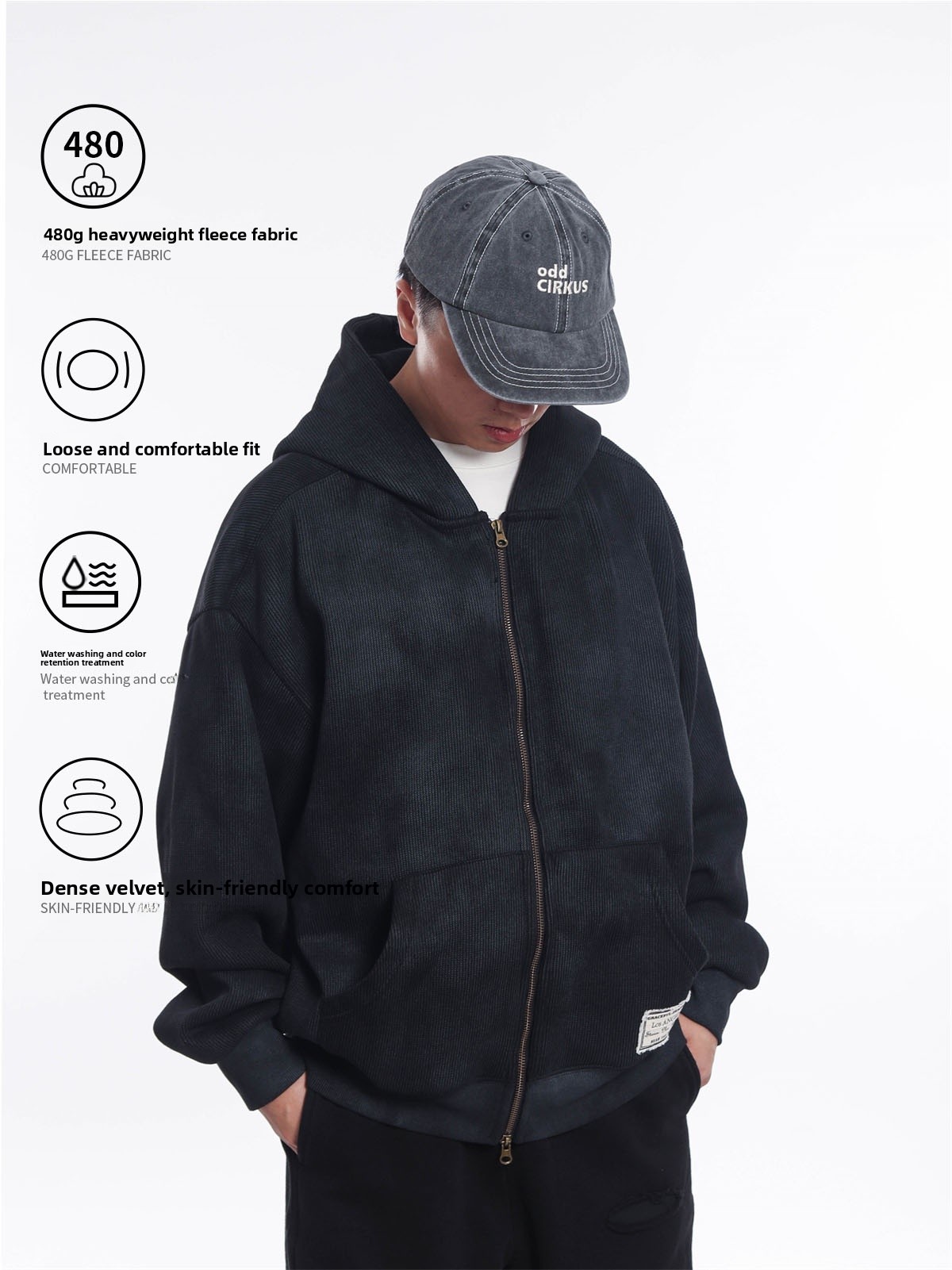 Męska bluza z kapturem w stylu – Streetwear Brand Japanese recenzja i cena