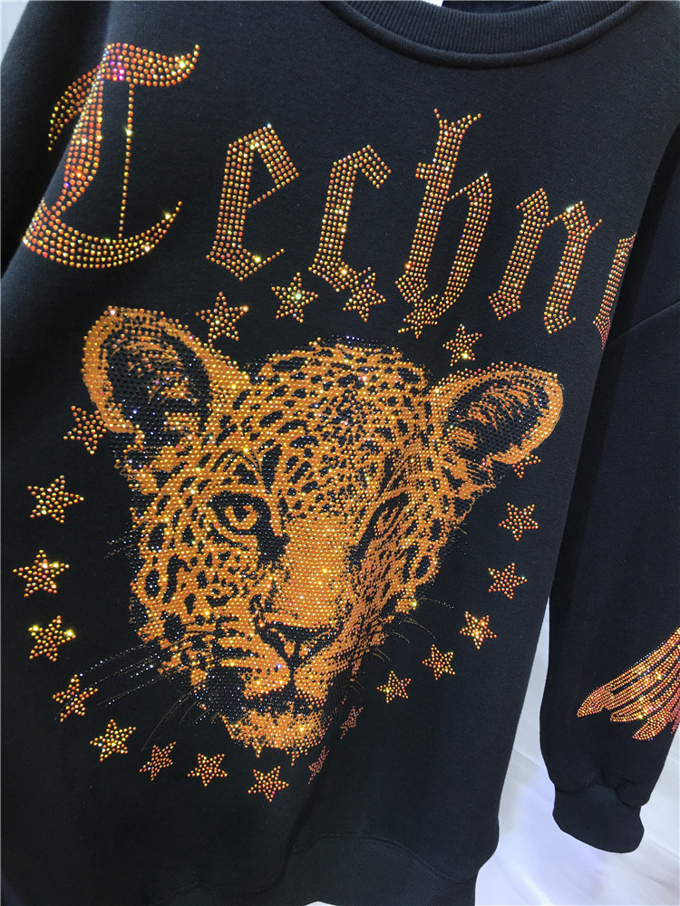 Leopard Rhinestones L-4XL Plus – Streetwear Brand recenzja i cena