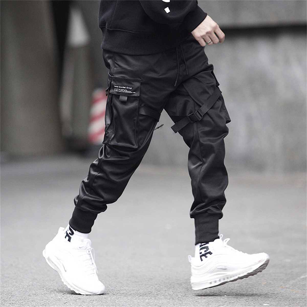 Czarne spodnie Cargo w stylu h – Gothic Streetwear Brand recenzja i cena