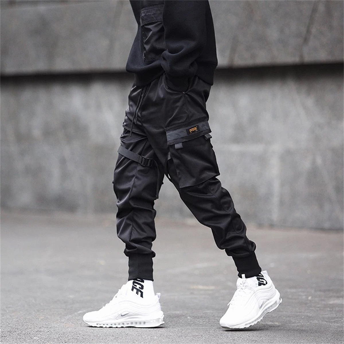 Czarne spodnie Cargo w stylu h – Gothic Streetwear Brand recenzja i cena